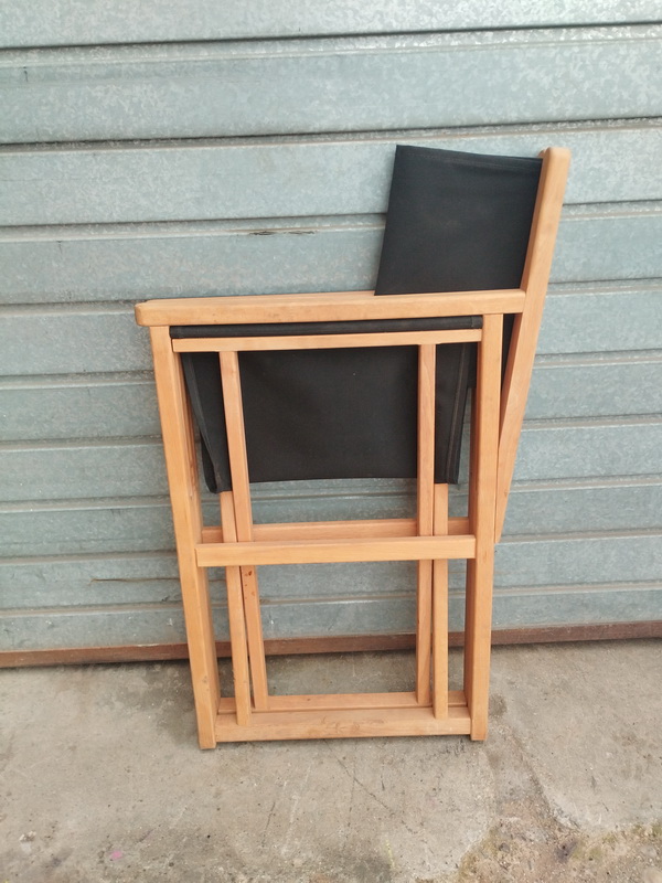 silla director plegable negro 43-83x49x50 1u